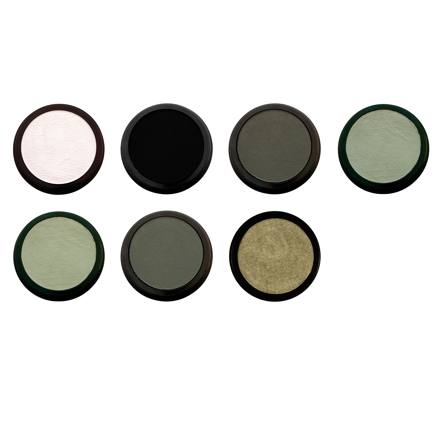 NEU EULENSPIEGEL Profi-Aqua-Schminke, 3,5 ml, Wei�- / Schwarz- & Grau-T�ne - Verschiedene Farben
