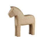 Pappmach�-Figur, Pferd stilisiert, 24,5 cm