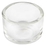 Teelichthalter aus Glas, 5x3,5cm