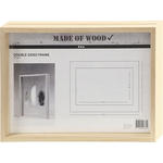 SALE TOP-SELLER Doppelrahmen aus Holz, 22,1 x 30,8 x 4,5 cm