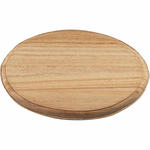 T�rschild aus Holz, oval, 21,5x14x1,5cm