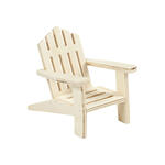 NEU Wichtel Miniatur Gartenstuhl aus Holz, 9x7,5 cm