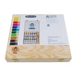 SALE AKADEMIE Acryl Holzkasten 12 x 60 ml