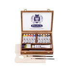 MUSSINI Malk�sten, Holzkasten, 10 x 35 ml + Wei�