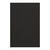 Moosgummiplatte / Schaumstoffplatte f�r vielf�ltige Bastelarbeiten, 29 x 20cm, 1 Stk., Schwarz - Schwarz