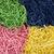 Papier-F�llmaterial, 4x50 g, L�nge 25-30 cm, Breite 3 mm, Blau, Dunkelgr�n, Pink, Gelb Bild 4