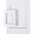 Passepartout-Rahmen, Gr��e A4+A6, Wei�, 2 x 60 St�ck