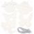 Tiermasken Blanko aus Pappe, 5 Motive, 100 St�ck - Tiermasken Pappe, 100 St�ck