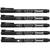 Permanent Marker, 5 St�ck, Strichst�rke 2x0,6+2x0,8+1,3 mm, Schwarz Bild 3