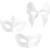 Masken - Sortiment, Theater, 12 St�ck - Kunststoffmasken Theater, 12 St�ck
