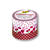 SALE Fabric-Tape, Stoff Klebeband, 3 Rollen, Rot - Rot