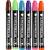 Glas-/Porzellanmarker, 6 St�ck, Strichst�rke 1-3 mm, Halbdeckend, Zus�tzliche Farben