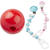 SALE Schnulli-Holzperle, Rot, 10mm, 40 Stk. - Rot