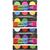 Wasserfarben, Neonfarben, H�he 16mm, Durchmesser 44mm, 3 Sets mit jeweils 6 N�pchen Bild 2