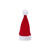 NEU Miniatur Nikolaus-M�tze, 2 St�ck, rot-wei�, ca. 4 x 7 cm