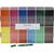 Colortime Filzschreiber, Strichst�rke 5 mm, Standard-Farben, 288 Stk, (12x24 Stk)