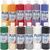 Plus Color Bastelfarbe, Standard-Farben, 12 x 250 ml