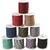 Nylon-Kordel, Breite 5 mm, Sortierte Farben, 10 x 10 m