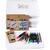 Gruppen-Kreativset Tischsets bemalen, Gr��e 30x45 cm, Strichst�rke 2,3+3,6 mm, Sortierte Farben, 30 St�ck