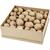 Weihnachtskugeln Pappmach�, Gro�pack 3 x 35 St�ck, Durchmesser 4 + 5 + 6 cm