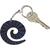 Schl�sselring mit Kette, 25 St�ck, L�nge 6 cm, Durchmesser 2,3 cm Bild 3