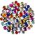 Strasssteine, rund, � 6+9+12 mm, Sortierte Farben, 3600 St�ck Bild 3