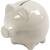 Sparschwein, 10 St�ck, H�he 8cm, Breite 8,5cm, Naturwei�