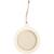 Holz-Rahmen, H�nge-Dekoration, 3 St�ck, Tiefe 0,5 cm, Durchmesser 8 cm