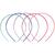 Haarreifen aus Kunststoff, 5 St�ck, Breite 8 mm, Sortierte Farben