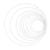 NEU Metall-Ring, Wei� beschichtet, 5 St�ck, 10 cm