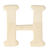 Rayher Holz-Buchstaben, 4 cm, H - H