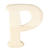 Rayher Holz-Buchstaben, 4 cm, P - P