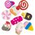 Motivperlen, 200 St�ck, S��igkeiten, Kuchen und Eiscreme, Durchmesser 10 mm, Lochgr��e 1,5 mm Bild 3