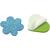 Moosgummifiguren, 100 sortiert, Sterne, Blumen und Herzen, Durchmesser 19+29 mm Bild 3