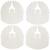 Engel aus Pappe, 25 St�ck, H�he 10,5 cm, Durchmesser 7 cm, 230 g, Wei� Bild 4