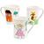 Gruppen-Kreativset Porzellanbecher, H�he 7-10 cm, Wei�, 1 Set Bild 3