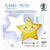 Blanko-Motiv Stern aus Fotokarton, 300g/qm, 20 St�ck, 22 x 22 cm