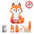 Laternen-Bastelset Fuchs, inkl. Stanzteile, Transparentpapier und Laternenb�gel Bild 4