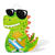 Laternen-Bastelset Dino, inkl. Stanzteile, Transparentpapier und Laternenb�gel Bild 3