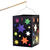 Laternen-Bastelset f�r eine Laterne ca. 14 x 20 cm, eckig, schwarz, Sterne Bild 3