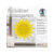 Faltbl�tter Transparentpapier, 14 x 14 cm, 42g/qm, 100 Blatt, Zitronengelb