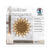 Faltbl�tter Transparentpapier, 14 x 14 cm, 42g/qm, 100 Blatt, Hellbraun