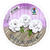 Faltbl�tter Rund, intensiv durchgef�rbt, 100 Blatt, � 12 cm, 65g/qm, Wei�