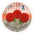 Faltbl�tter Rund, intensiv durchgef�rbt, 100 Blatt, � 12 cm, 65g/qm, Rot