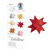 NEU Papierstreifen 130g/qm, 100 St�ck 1x50 cm, Rot - Rot