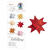 NEU Papierstreifen 130g/qm, 80 St�ck 1,5x50 cm, Rot - Rot