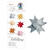 NEU Papierstreifen 130g/qm, 80 St�ck 1,5x50 cm, Silber Gl�nzend - Silber Gl�nzend