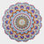 Diamond Painting Set Mandala, 30 x 30 cm Keilrahmen mit Zubeh�r, Hellblau-Rot-Gelb Bild 4