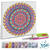 Diamond Painting Set Mandala, 30 x 30 cm Keilrahmen mit Zubeh�r, Gelb-Lila-Pink Bild 2