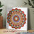 Diamond Painting Set Mandala, 30 x 30 cm Keilrahmen mit Zubeh�r, Rot-Orange-Petrol Bild 3